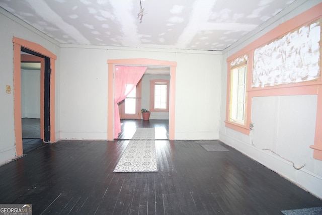 826 W Grenada Ter, Macon, GA 31206 - empty room with hardwood / wood-style flooring and baseboards