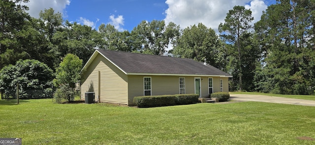 467 Witherington Cir, East Dublin, GA 31027 - view of front of property featuring a front lawn