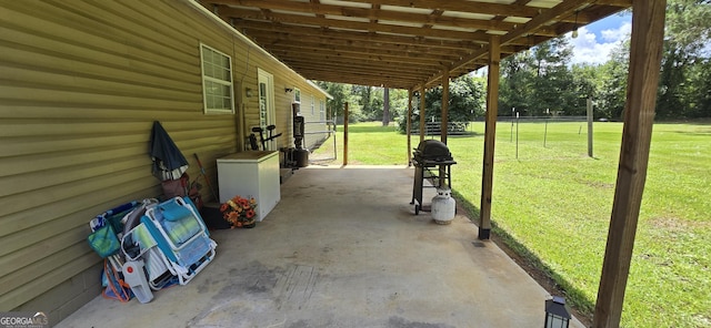 467 Witherington Cir, East Dublin, GA 31027 - view of patio / terrace with grilling area