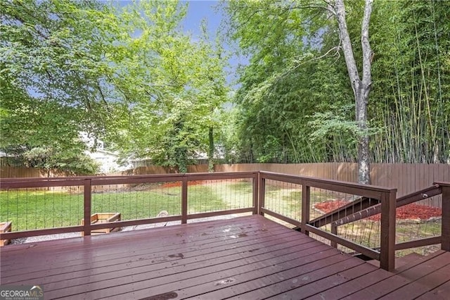 410 Sheringham Ct, Roswell, GA 30076 - deck featuring a fenced backyard