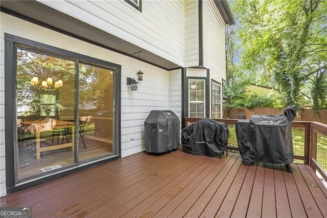 410 Sheringham Ct, Roswell, GA 30076 - deck featuring area for grilling