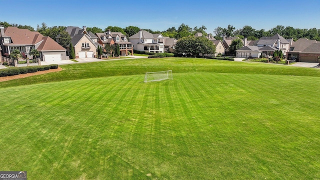 2470 Green Mountain Dr, Braselton, GA 30517 - view of yard with a residential view and an area for soccer