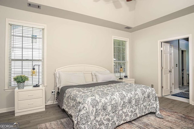 1511 Rocky Knoll Ln, Dacula, GA 30019 - bedroom featuring dark wood-style flooring and baseboards
