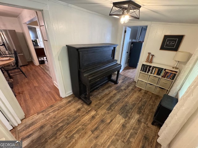 56 Harry Pauls Rd, Danielsville, GA 30633 - sitting room featuring wood finished floors and ornamental molding
