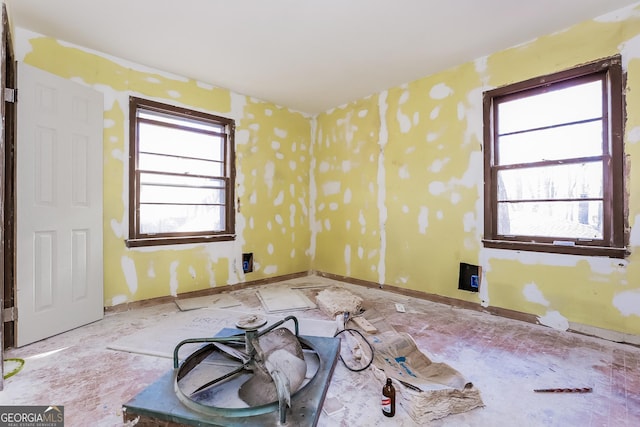 2522 Frost Dr SW, Marietta, GA 30008 - spare room featuring baseboards