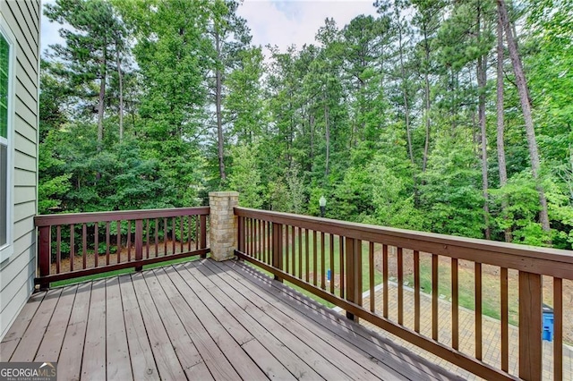 711 Topsail Ln, Alpharetta, GA 30005 - view of wooden terrace