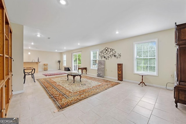773 Van Briggle Path, Sugar Hill, GA 30518 - living room with recessed lighting and light tile patterned floors