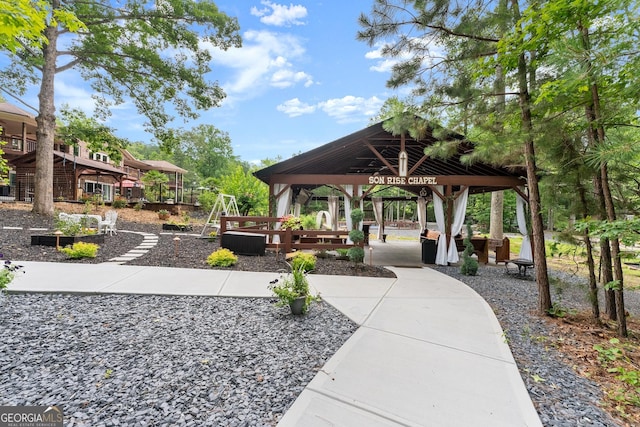 1572 Azalea Dr, Lawrenceville, GA 30043 - view of home's community featuring a gazebo