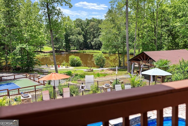 1572 Azalea Dr, Lawrenceville, GA 30043 - balcony with a water view