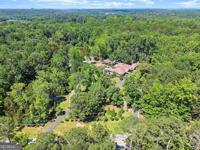 1572 Azalea Dr, Lawrenceville, GA 30043 - bird's eye view of a heavily wooded area