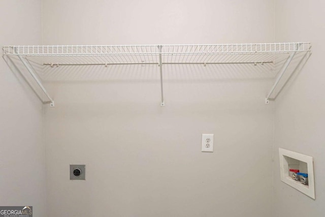 513 Shadow Valley Ct, Lithonia, GA 30058 - laundry area featuring hookup for an electric dryer and washer hookup