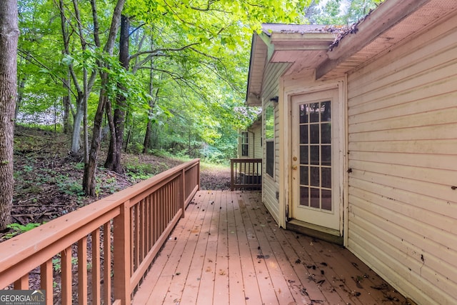 3930 Pine Tree Ln, Gainesville, GA 30501 - view of deck