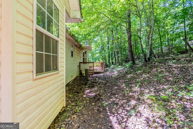 3930 Pine Tree Ln, Gainesville, GA 30501 - view of yard with a deck