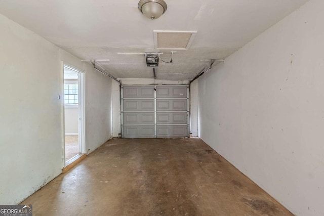 5207 Shawn Ln, Stone Mountain, GA 30088 - garage featuring a garage door opener