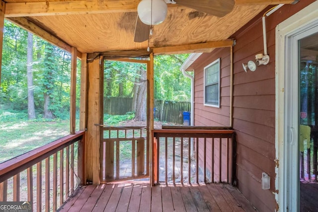 5207 Shawn Ln, Stone Mountain, GA 30088 - view of wooden terrace