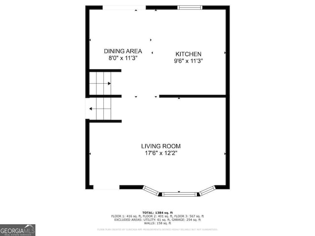 5207 Shawn Ln, Stone Mountain, GA 30088 - view of floor plan / room layout