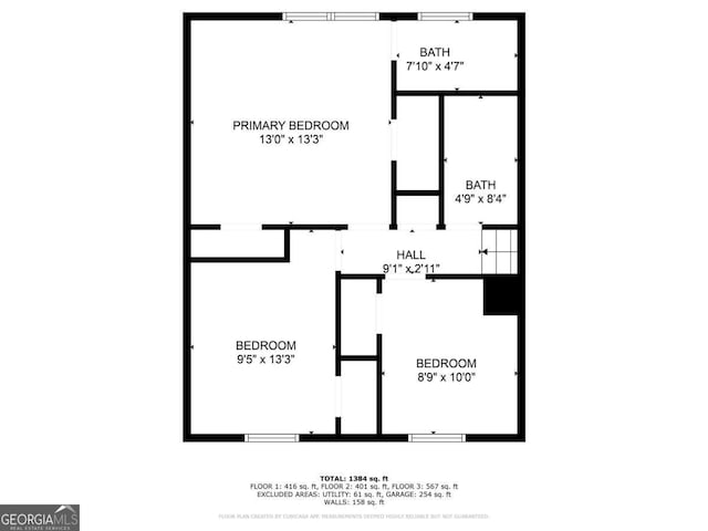 5207 Shawn Ln, Stone Mountain, GA 30088 - view of home floor plan