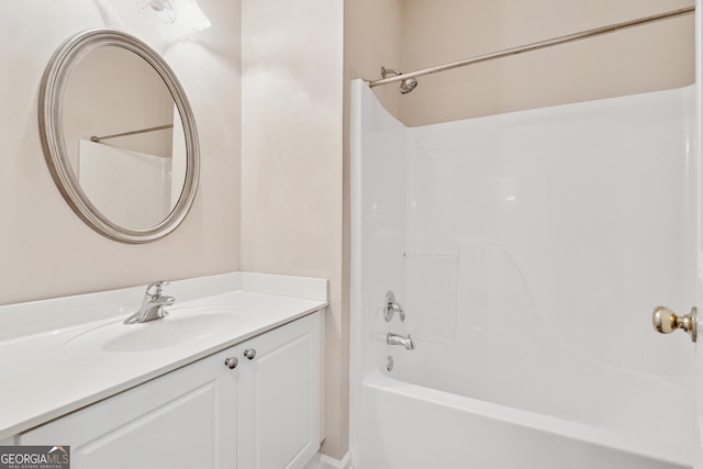 13495 Spring View Dr, Alpharetta, GA 30004 - full bathroom featuring vanity and shower / washtub combination
