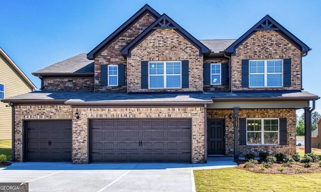 1172 Faulkner Way, Jonesboro, GA 30238 - craftsman house featuring driveway and brick siding
