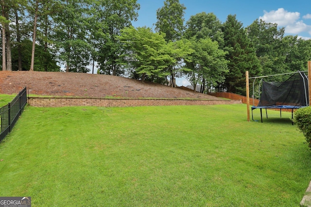 2009 Mclain Rd NW, Acworth, GA 30101 - view of yard featuring a trampoline