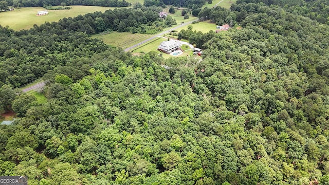 735 Firetower Rd, Thomaston, GA 30286 - overview of rural landscape with a forest