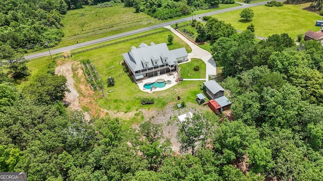 735 Firetower Rd, Thomaston, GA 30286 - bird's eye view of a pool area