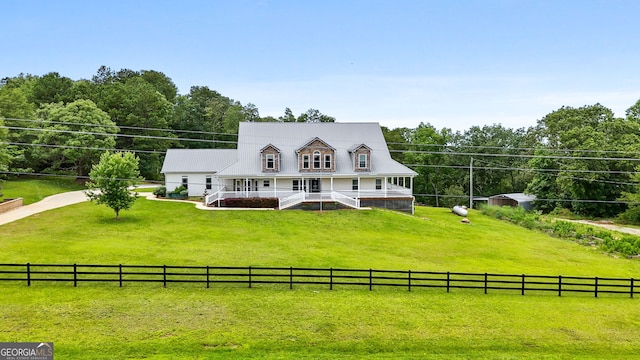 735 Firetower Rd, Thomaston, GA 30286 - view of front of house featuring covered porch
