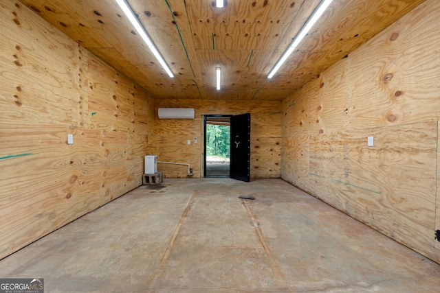 735 Firetower Rd, Thomaston, GA 30286 - empty room with a wall mounted AC