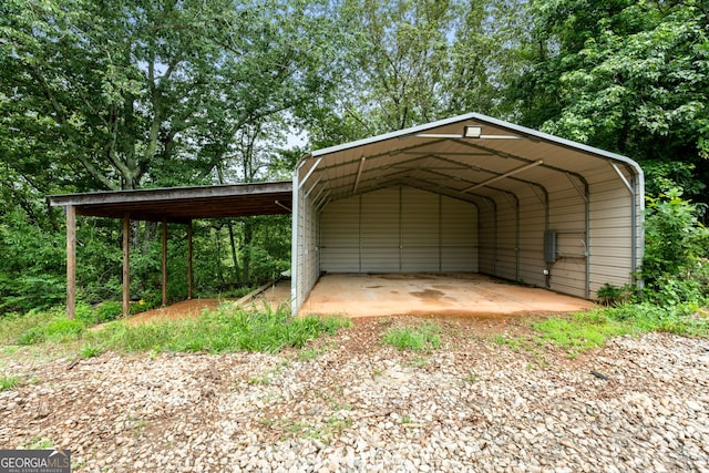 735 Firetower Rd, Thomaston, GA 30286 - view of vehicle parking with a detached carport