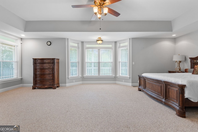 735 Firetower Rd, Thomaston, GA 30286 - bedroom featuring light carpet and recessed lighting