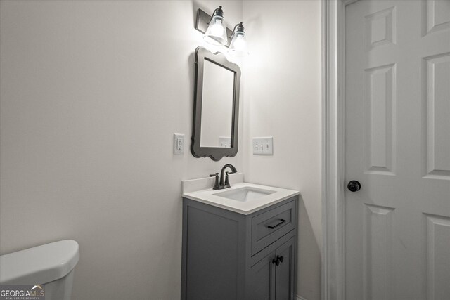 85 Geralds Pt, Wedowee, AL 36278 - half bathroom featuring vanity and toilet