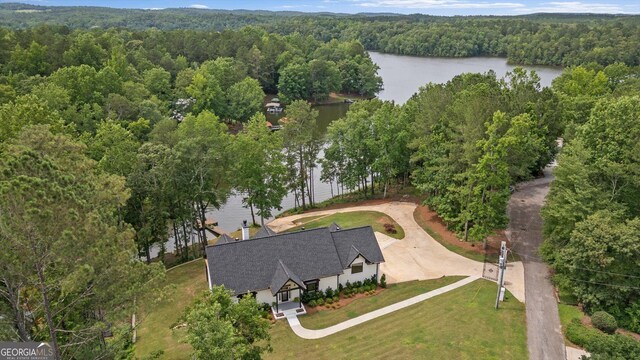 85 Geralds Pt, Wedowee, AL 36278 - view of subject property with a heavily wooded area and a nearby body of water