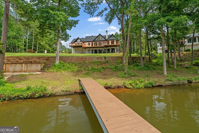 85 Geralds Pt, Wedowee, AL 36278 - dock featuring a water view