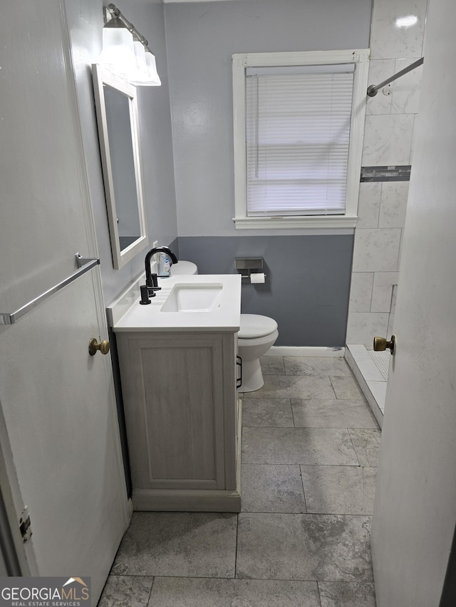 4322 Summerhill Dr, Macon, GA 31204 - bathroom with vanity and a tile shower