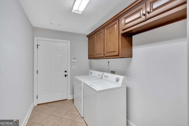6 Majestic Oaks Way NE, Rome, GA 30165 - washroom with cabinet space, washing machine and dryer, and light tile patterned floors