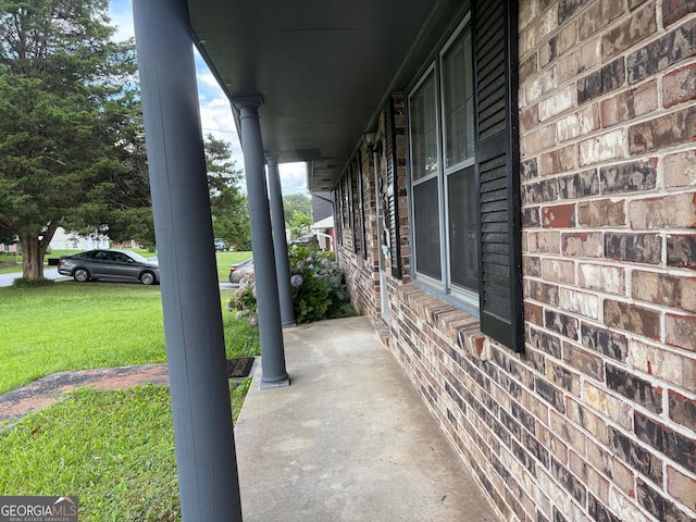 266 Ridge Trl, Riverdale, GA 30274 - porch with a lawn