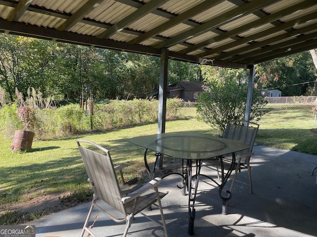 266 Ridge Trl, Riverdale, GA 30274 - view of patio featuring outdoor dining area