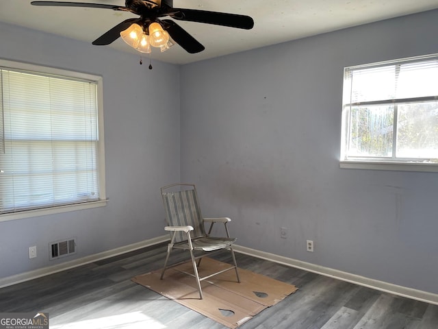 266 Ridge Trl, Riverdale, GA 30274 - unfurnished room featuring wood finished floors and ceiling fan