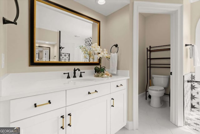 411 Hickory Fairway Ct, Woodstock, GA 30188 - full bath featuring vanity and tile patterned floors