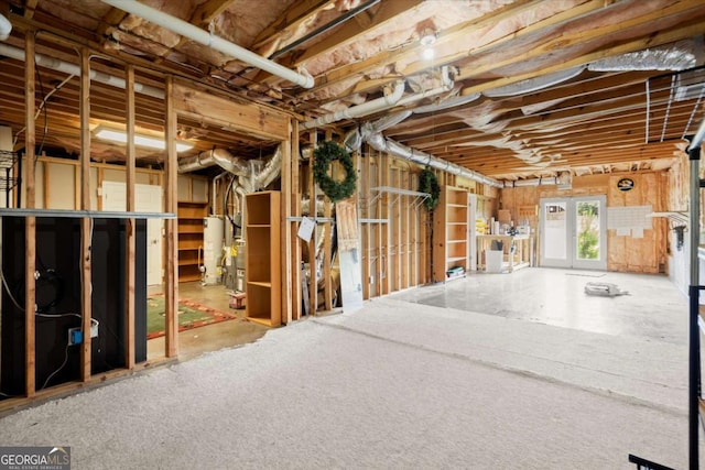 411 Hickory Fairway Ct, Woodstock, GA 30188 - below grade area with water heater
