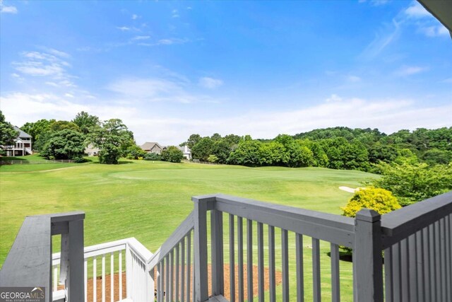 411 Hickory Fairway Ct, Woodstock, GA 30188 - view of grassy yard featuring view of golf course