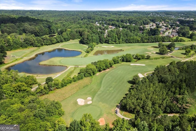 411 Hickory Fairway Ct, Woodstock, GA 30188 - view of property location featuring a large body of water and a golf club