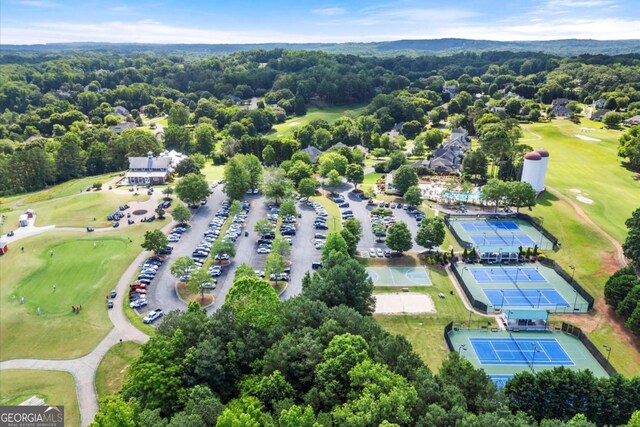 411 Hickory Fairway Ct, Woodstock, GA 30188 - aerial view of a golf course