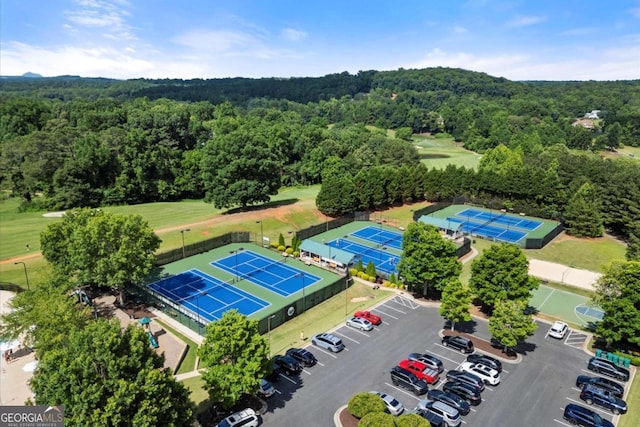 411 Hickory Fairway Ct, Woodstock, GA 30188 - drone / aerial view of a forest