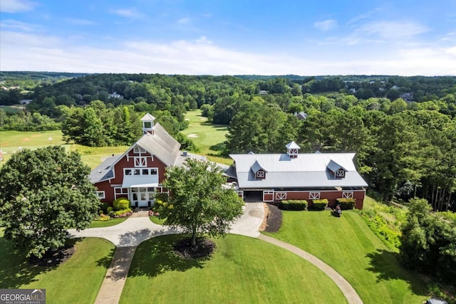 411 Hickory Fairway Ct, Woodstock, GA 30188 - view of subject property with a forest