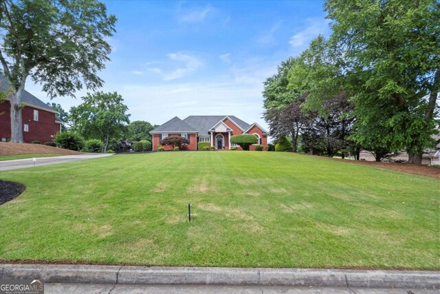 411 Hickory Fairway Ct, Woodstock, GA 30188 - view of front of home featuring a front yard