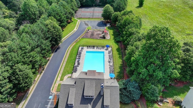 1811 Alberta Ln, Winder, GA 30680 - bird's eye view of a pool