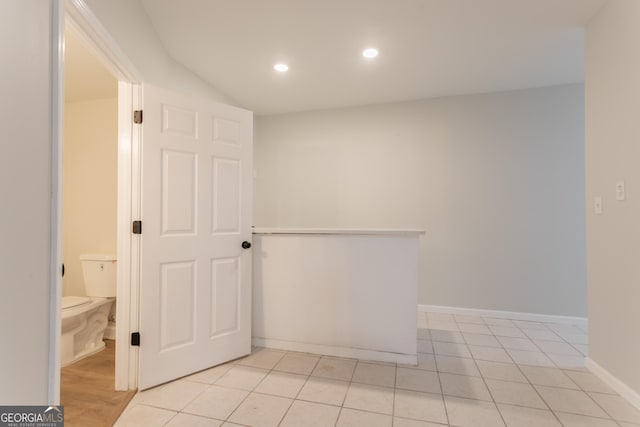 5674 Mountain Cres, Stone Mountain, GA 30087 - unfurnished room with light tile patterned flooring and recessed lighting