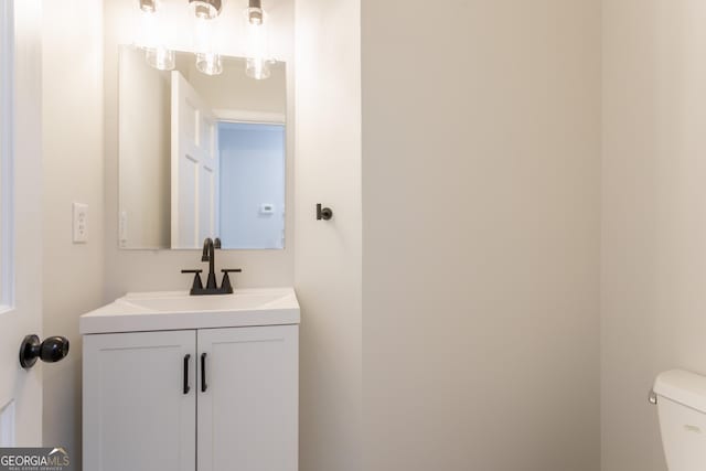 5674 Mountain Cres, Stone Mountain, GA 30087 - half bath with toilet and vanity