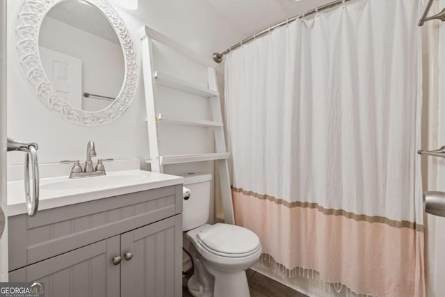 3123 Deshong Dr, Stone Mountain, GA 30087 - full bath featuring toilet and vanity